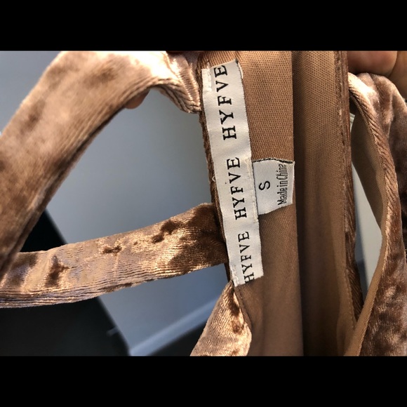 HYFVE Crushed Velvet Mini Dress - Picture 3 of 3